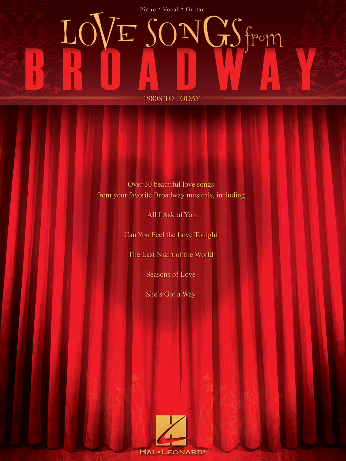 Love Songs from Broadway – 198s to Today | Piano, zang en gitaar
