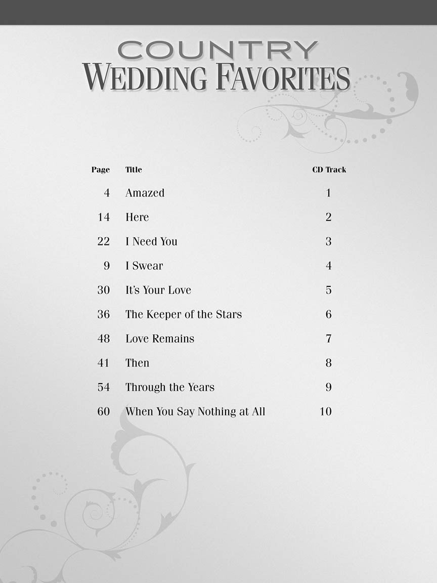 Country Wedding Favorites – Wedding Essentials Series | Piano, zang en gitaar
