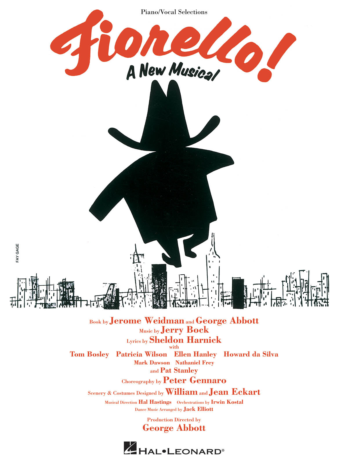 Fiorello! – Vocal Selections | Piano, zang en gitaar