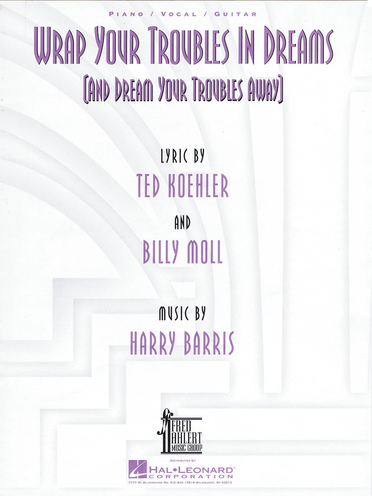 Wrap Your Troubles In Dreams – And Dream Your Troubles Away | Piano, zang en gitaar
