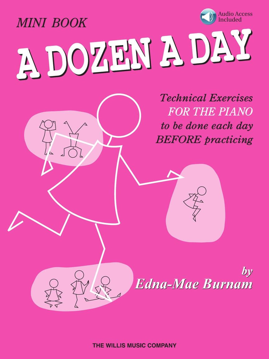 Burnam: A Dozen a Day Mini Book - Book/Audio (Piano) afbeelding 2