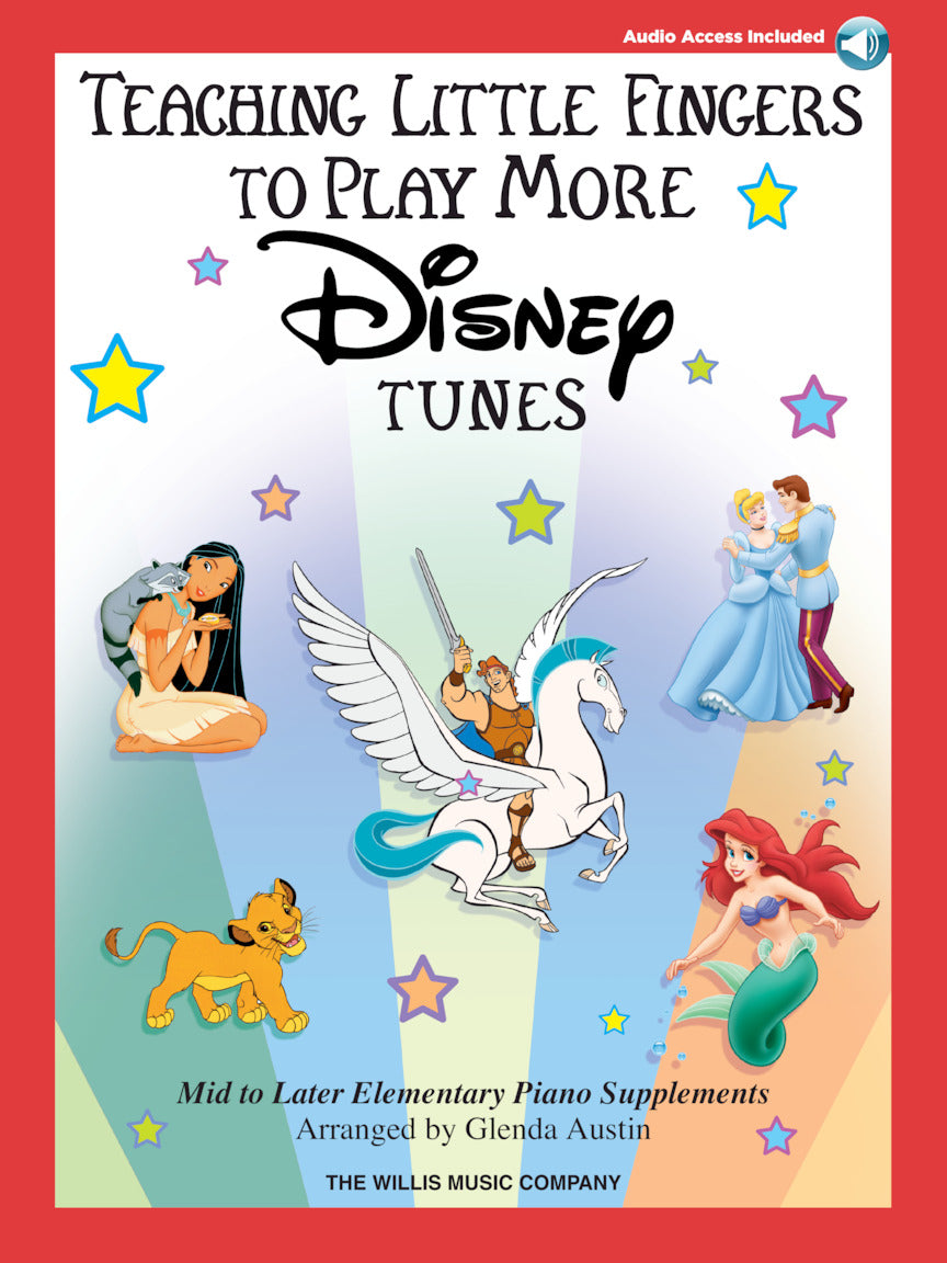 Teaching Little Fingers to Play More Disney Tunes – Mid to Later Elementary Piano Supplements with Audio Online | piano