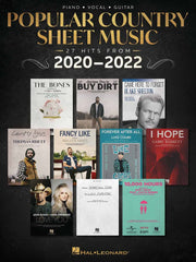 Popular Country Sheet Music – 27 Hits from 2020-2022 | Piano, zang en gitaar