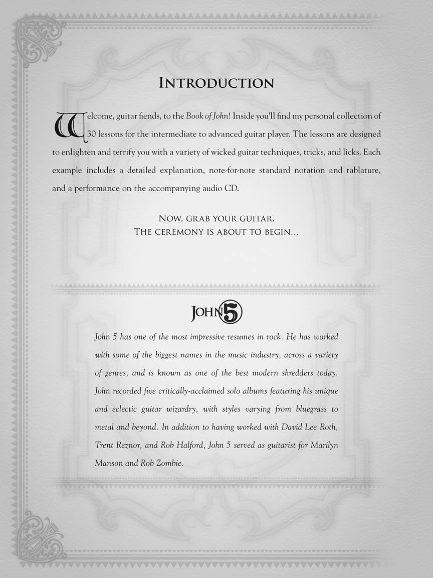 Book of John – Guitar Licks & Techniques for the Modern Shredder | Gitaar