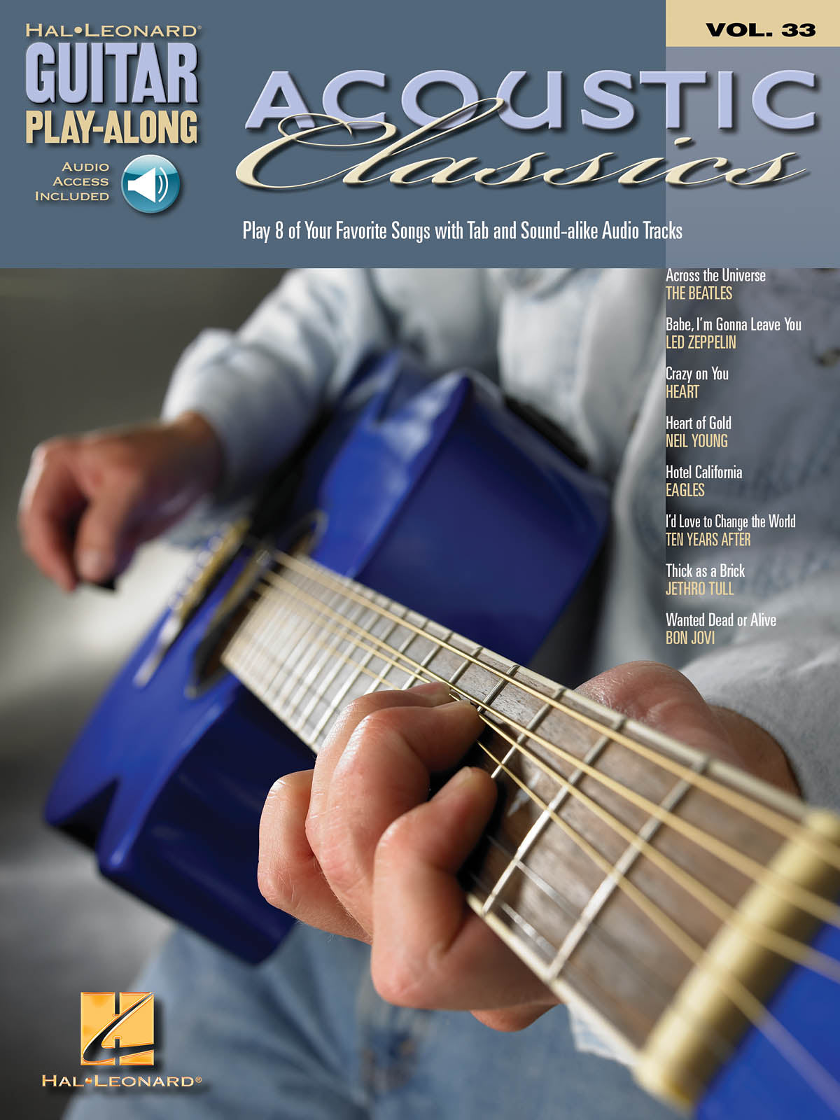 Acoustic Classics – Guitar Play-Along Volume 33 | Gitaar