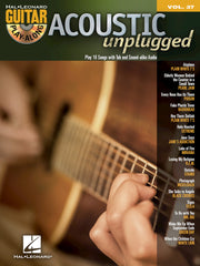 Acoustic Unplugged – Guitar Play-Along Volume 37 | Gitaar