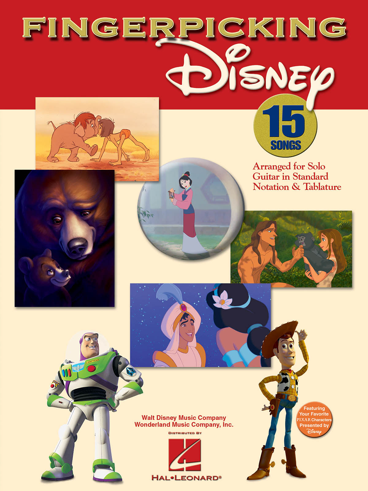 Fingerpicking Disney – 15 Songs arranged for Solo Guitar in Standard Notation and Tablature | Gitaar