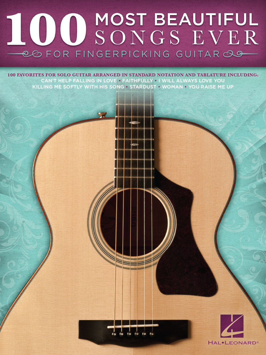 100 Most Beautiful Songs Ever – for Fingerpicking Guitar | Gitaar