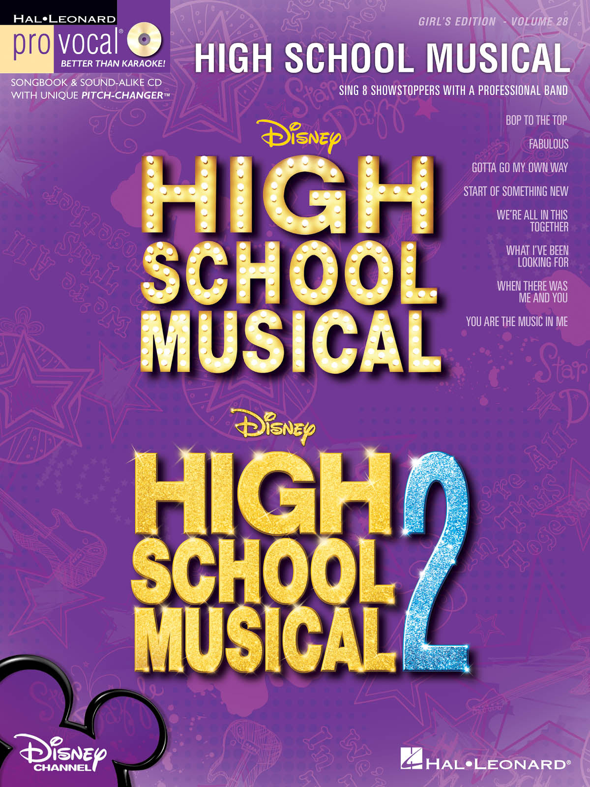 High School Musical 1 and 2 – Pro Vocal Women's Edition Volume 28 | Piano, zang en gitaar