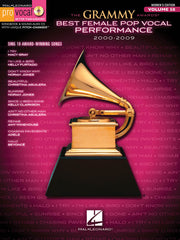 The Grammy Awards Best Female Pop Vocal 2000-2009 – Pro Vocal Women's Edition Volume 58 | Piano, zang en gitaar