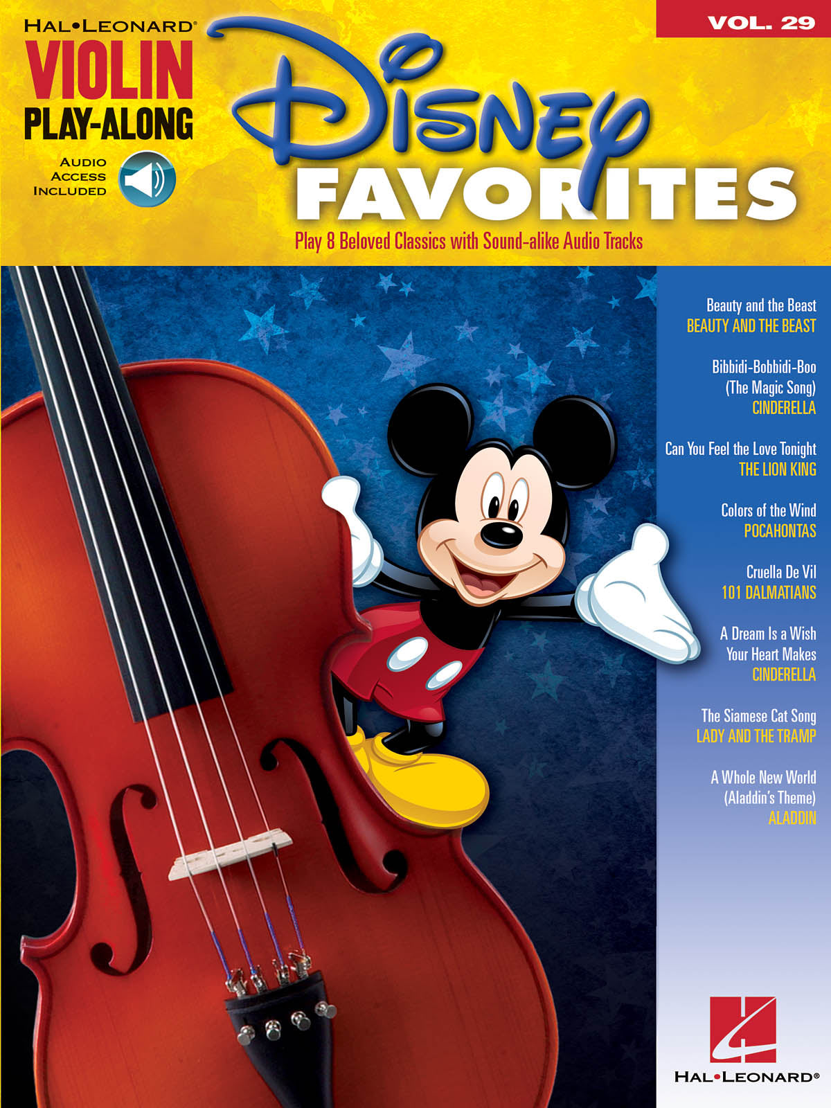 Disney Favorites – Violin Play-Along: Volume 29 - 8 Favorites | Viool