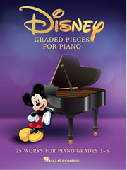 Disney: Graded Pieces for Piano - Grades 1-5 – 25 Disney Hits for Piano Grades 1-5