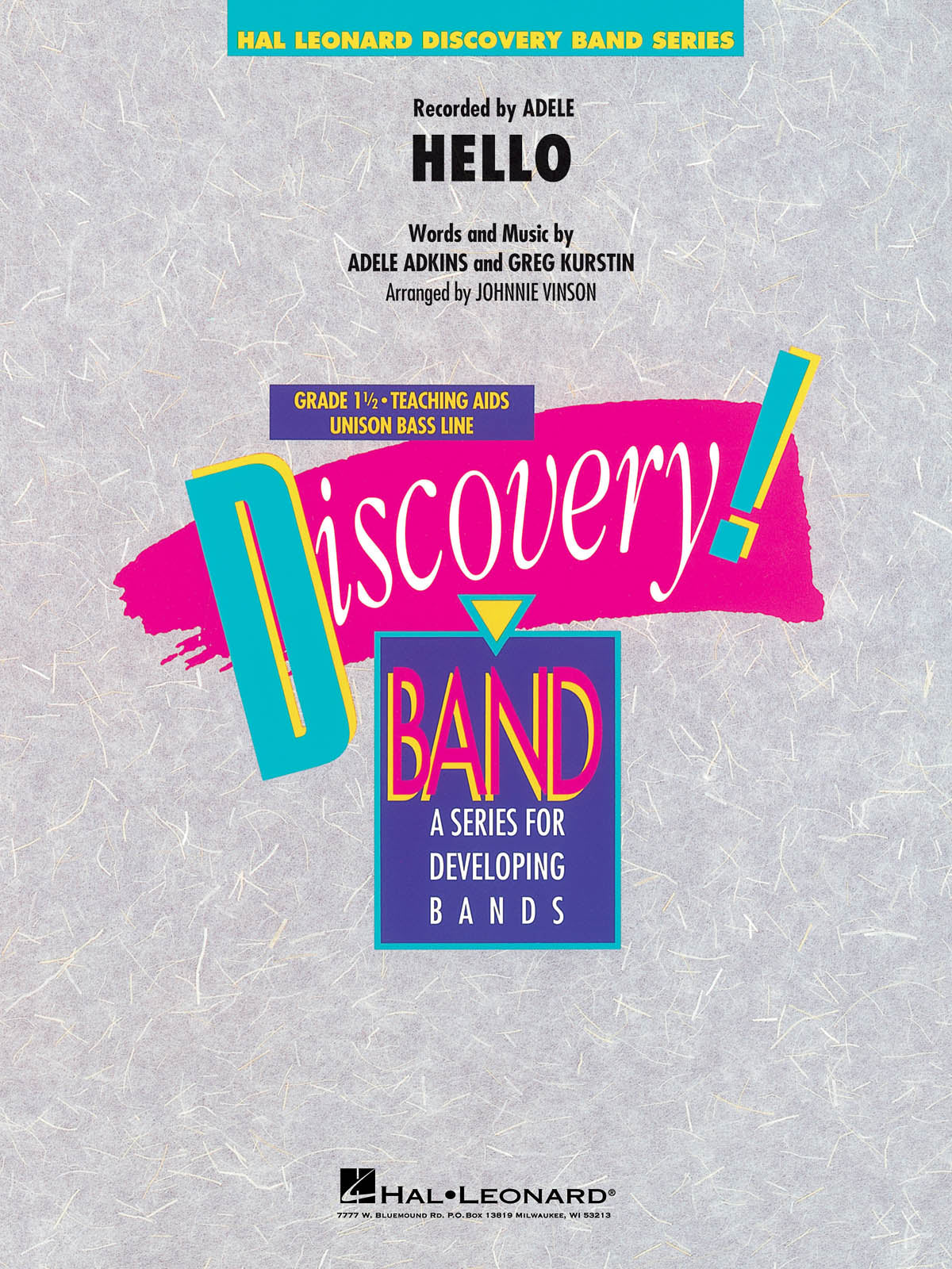 Hello (Arr. Vinson) (Score/Parts) | Harmonieorkest