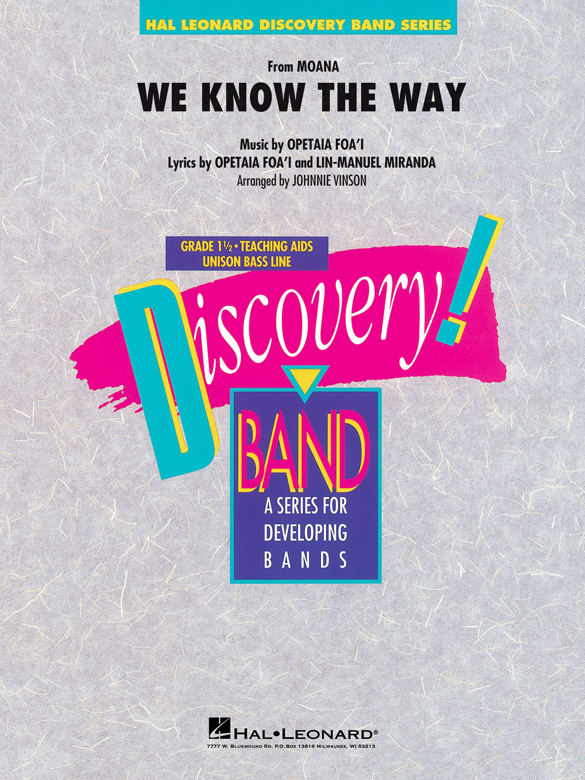 We Know the Way – from Moana | Harmonieorkest