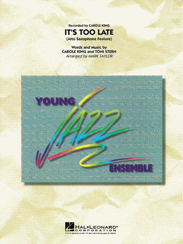 It's Too Late | Jazz Ensemble