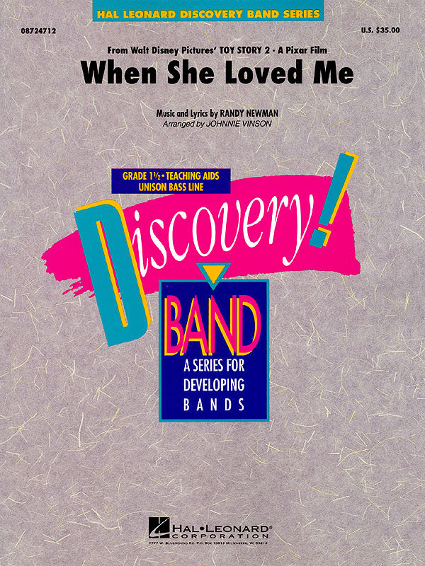 When She Loved Me – from Toy Story 2 | Harmonieorkest