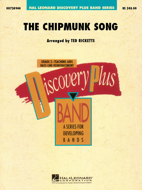 The Chipmunk Song | Harmonieorkest