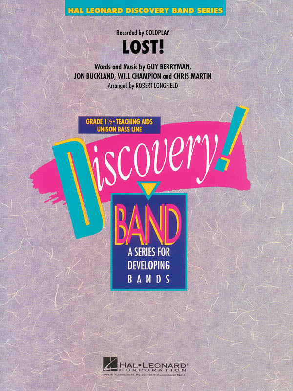 Lost! – Recorded by Coldplay | Concert Band/Harmonie