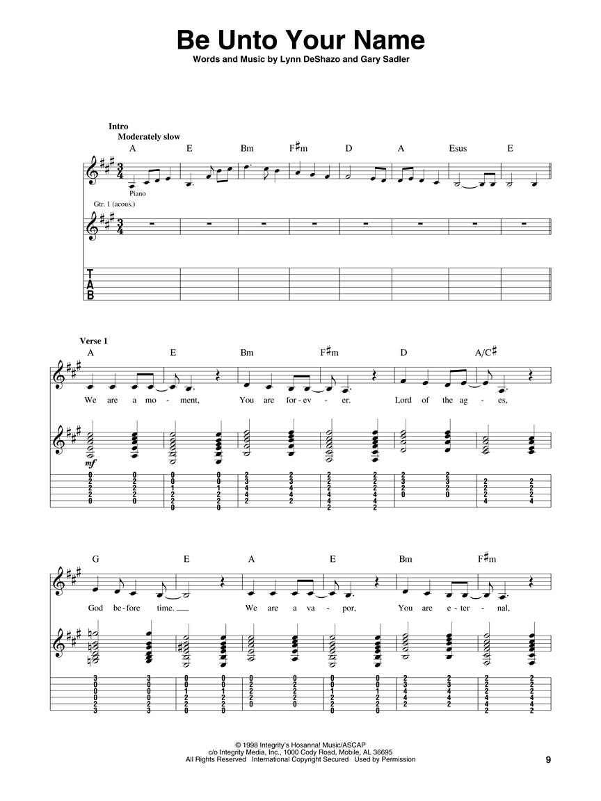 Holy Is the Lord - Guitar Edition – Worship Band Playalong Volume 1 | Gitaar