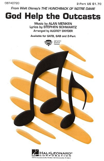 God Help the Outcasts – from The Hunchback of Notre Dame | arr. Audrey Snyder