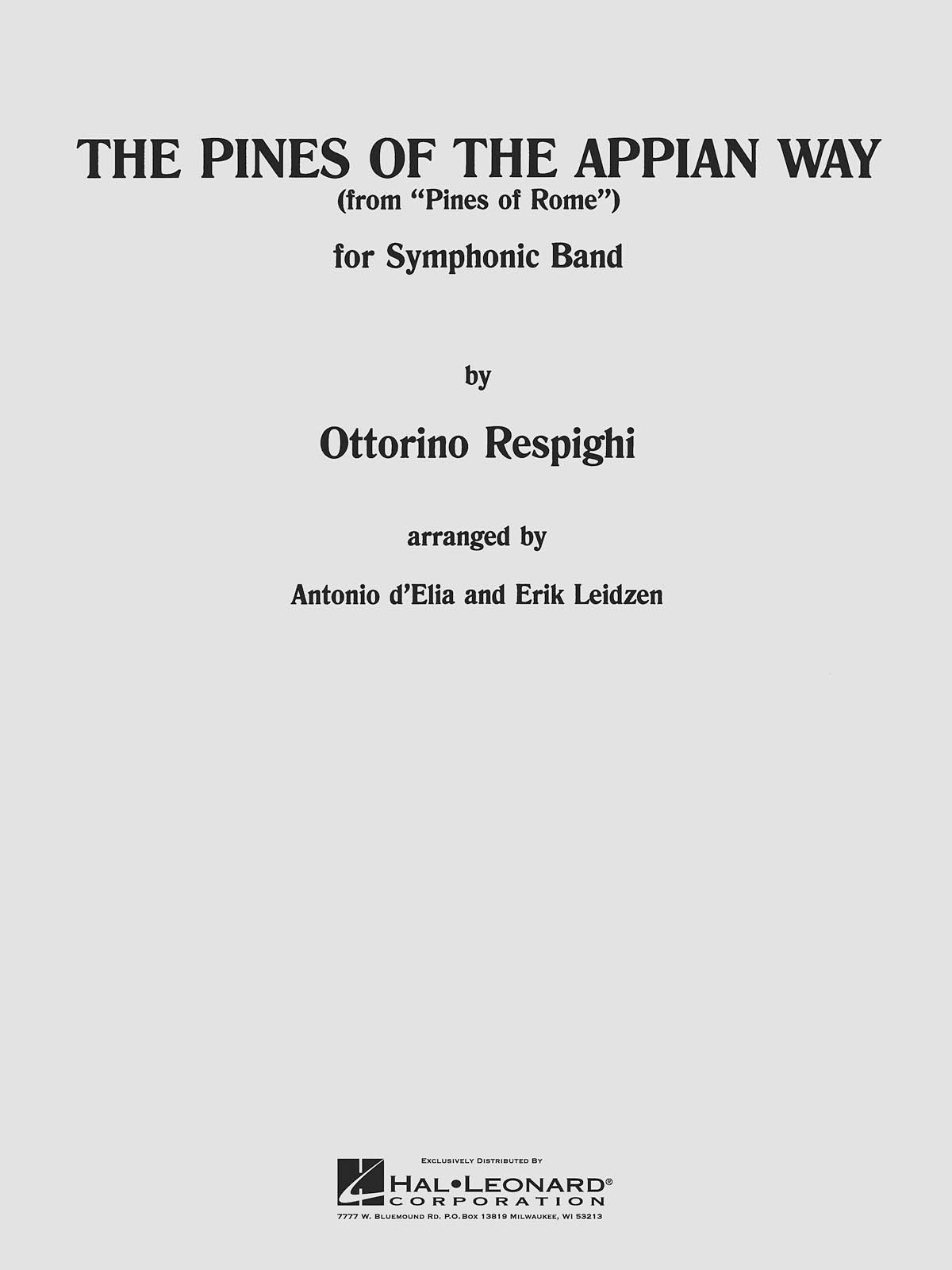 Respighi: Pines Of The Appian Way