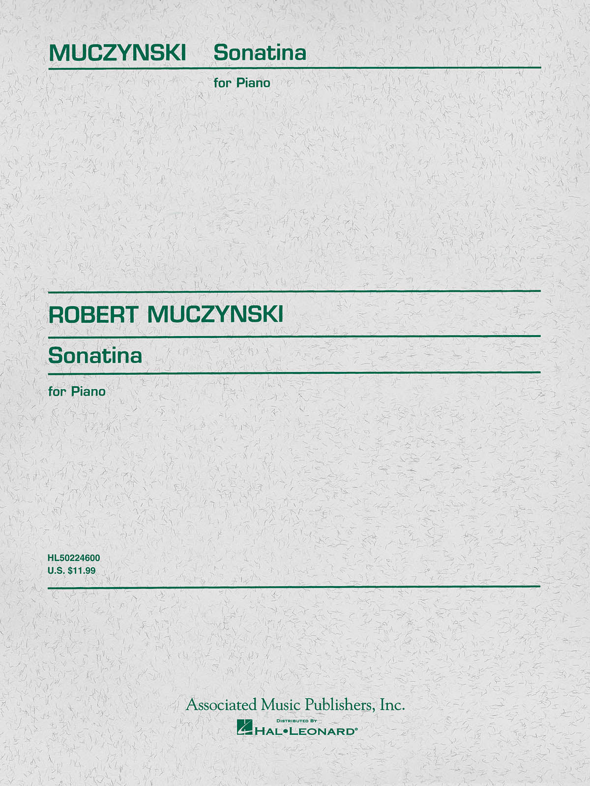 Muczynski: Sonatina