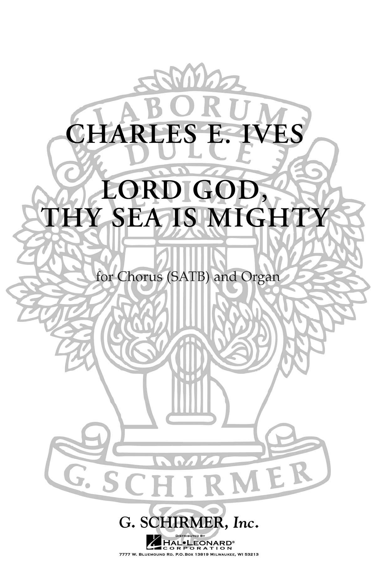 Ives: Lord God Thy Sea Is Mighty