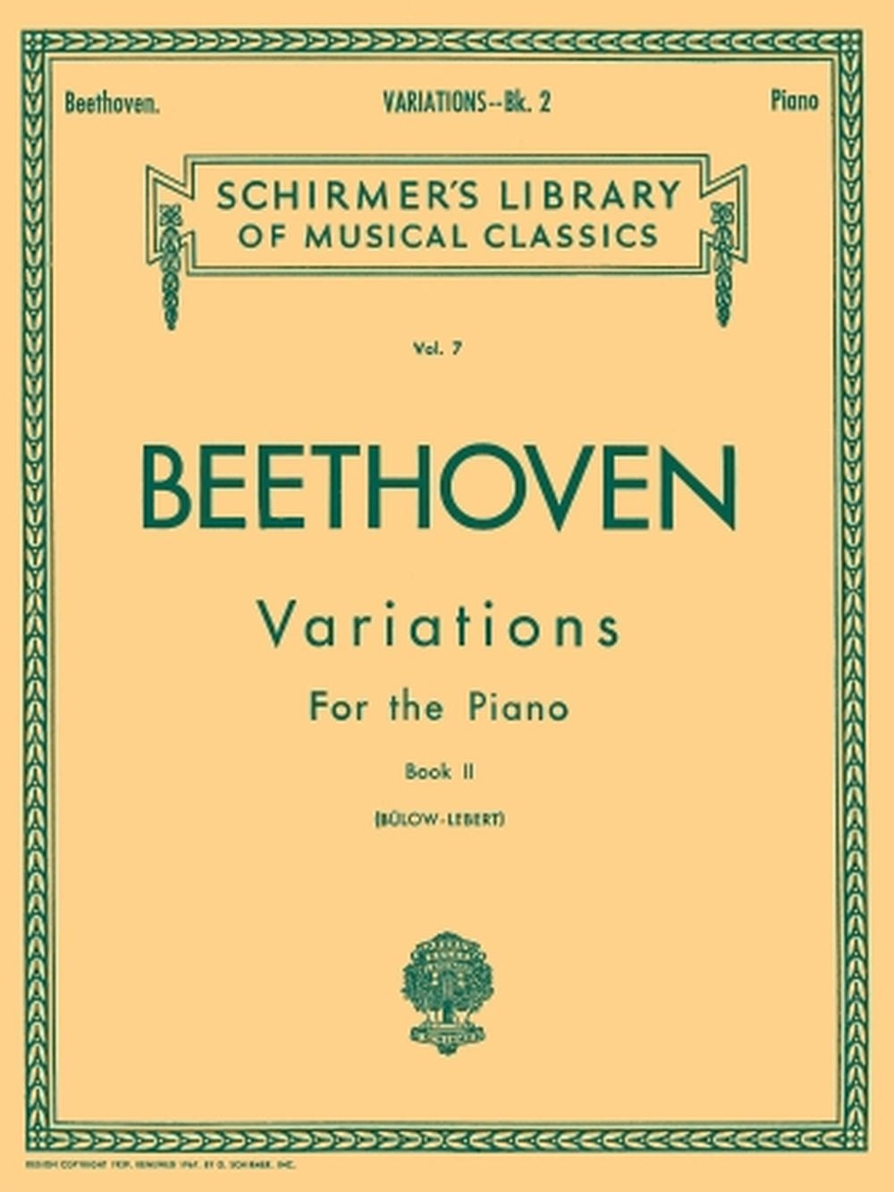 Beethoven: Variations - Book 2