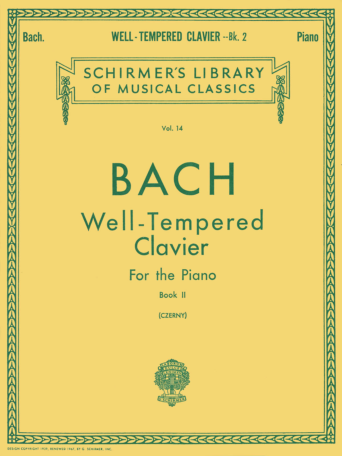 Bach: Well Tempered Clavier - Book 2