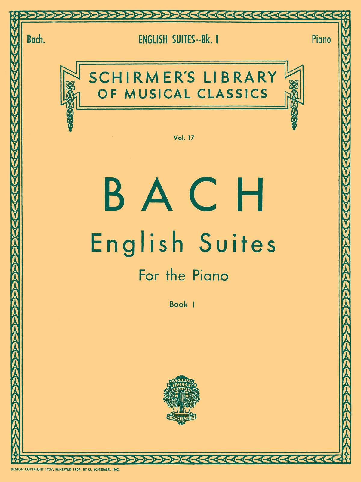 Bach: English Suites Book 1