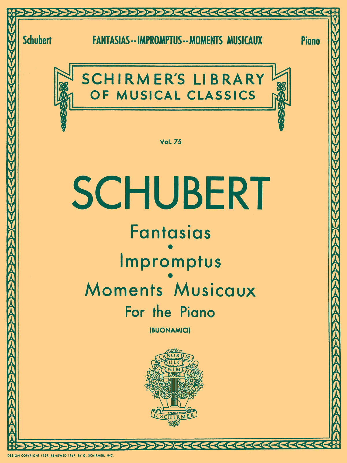Schubert: Fantasias, Impromptus And Moments Musicaux