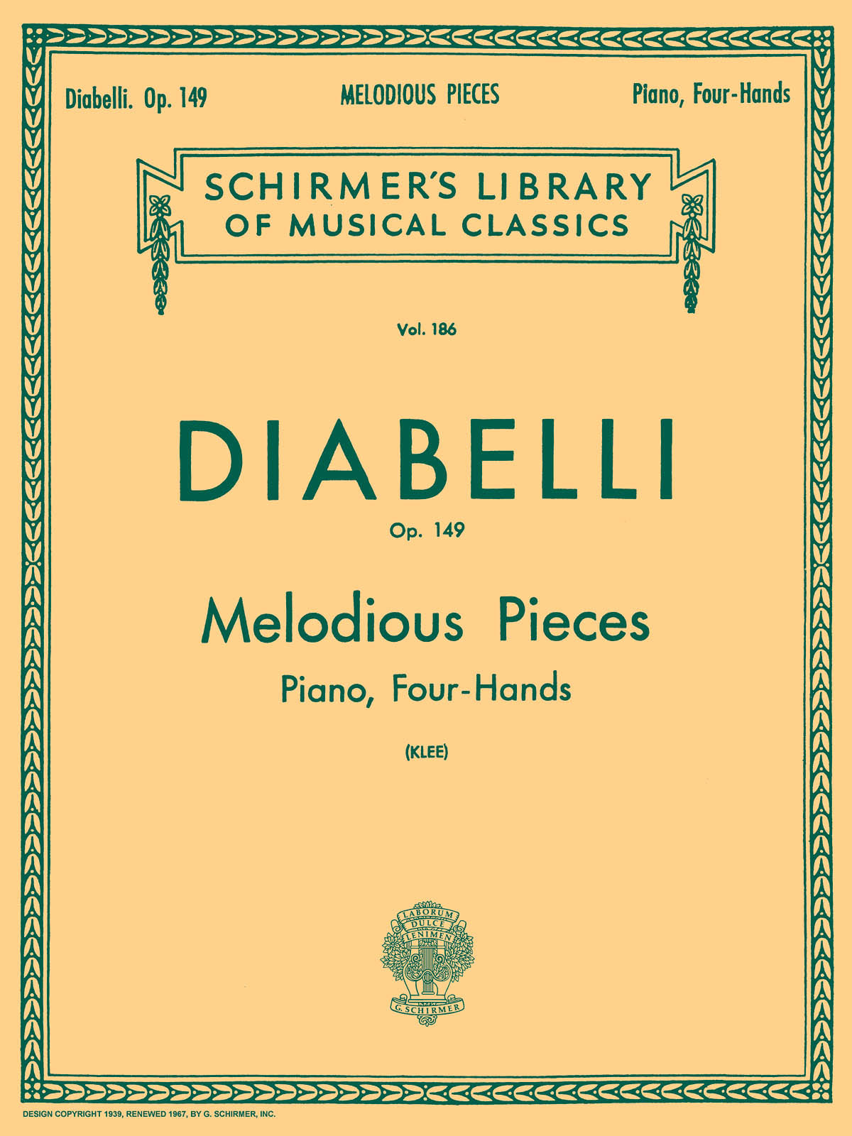Diabelli: 28 Melodious Pieces on 5 Notes, Op. 149