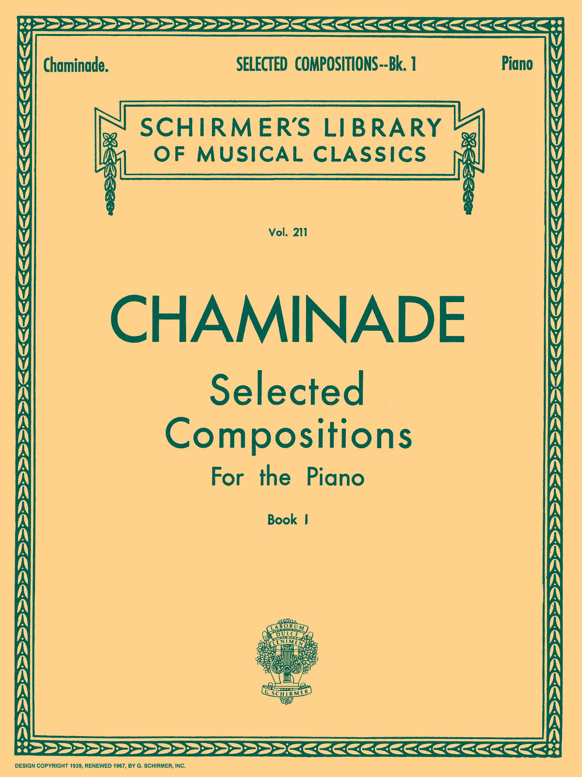 Chaminade: Selected Compositions (17 Pieces) - Book 1
