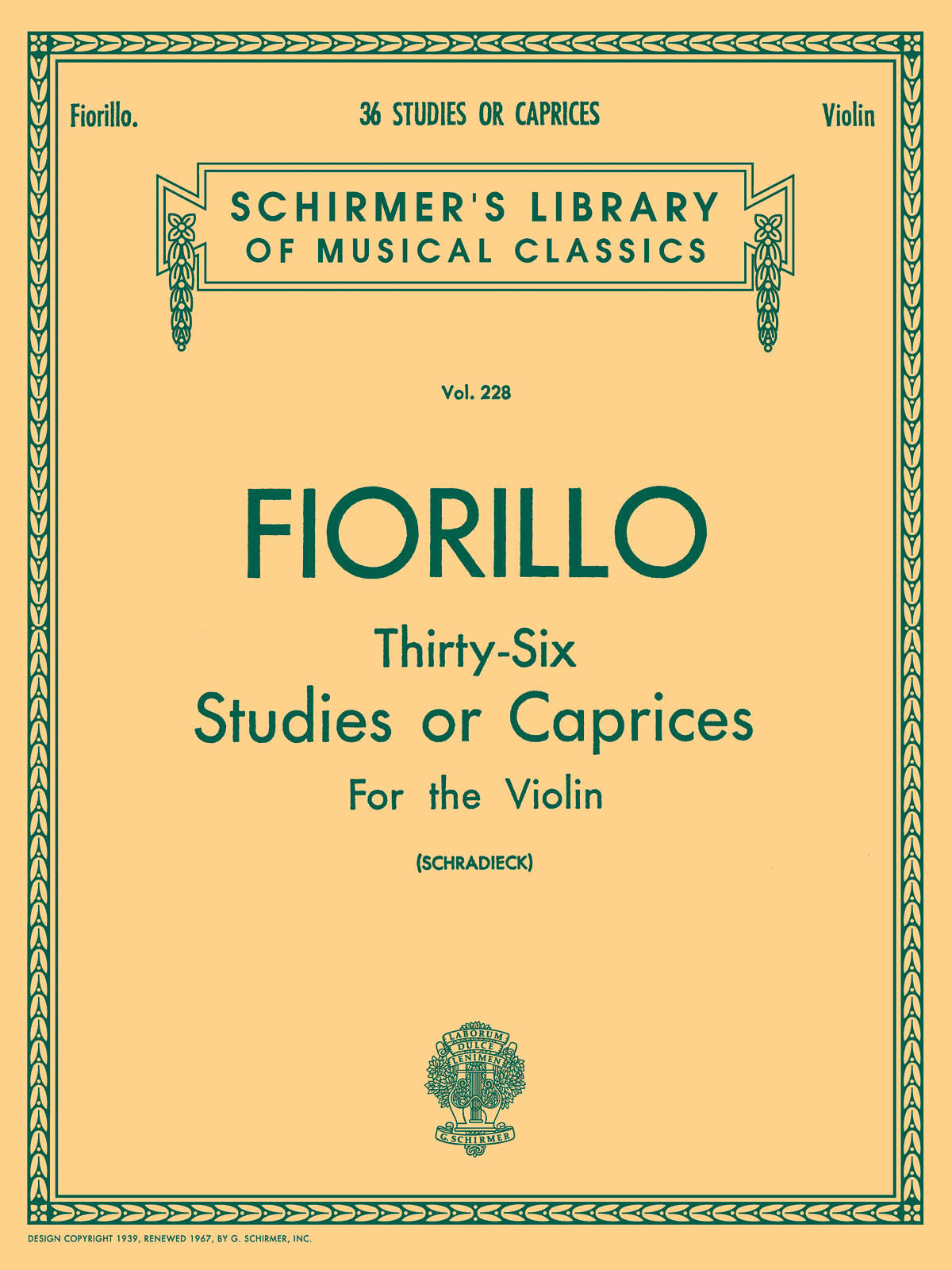 Fiorillo: 36 Studies or Caprices