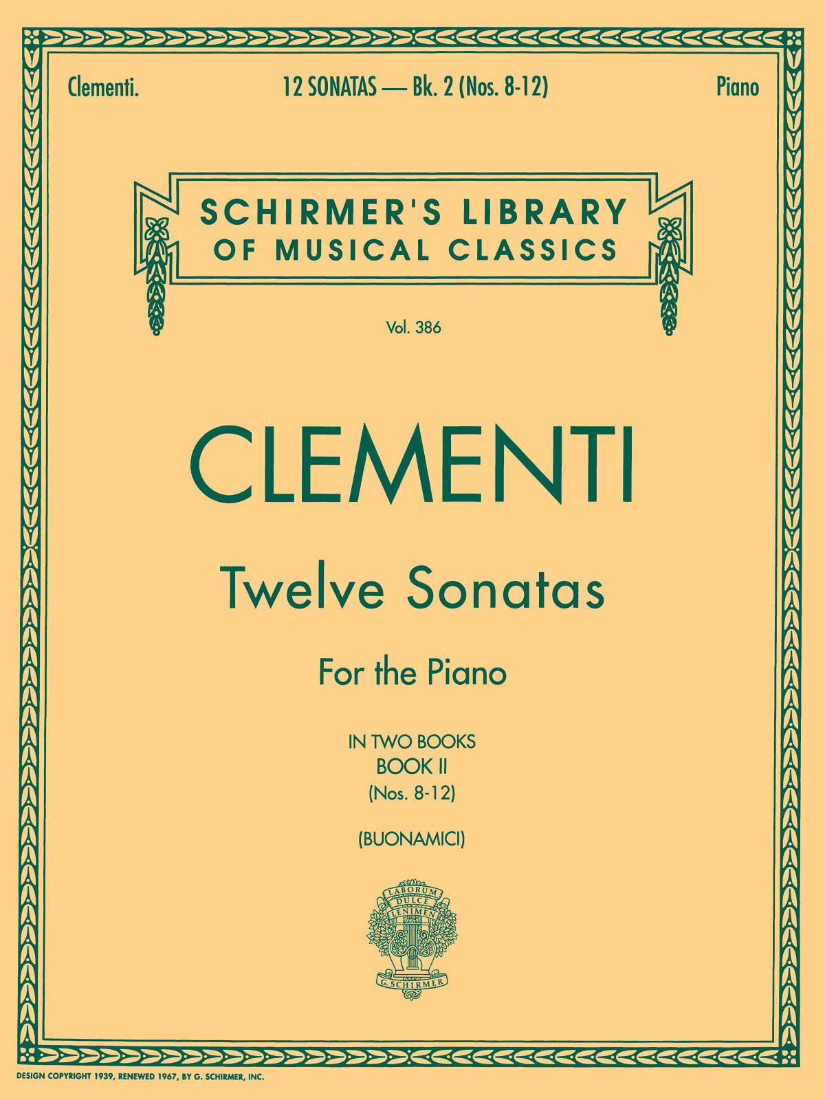 Clementi: 12 Sonatas - Book 2