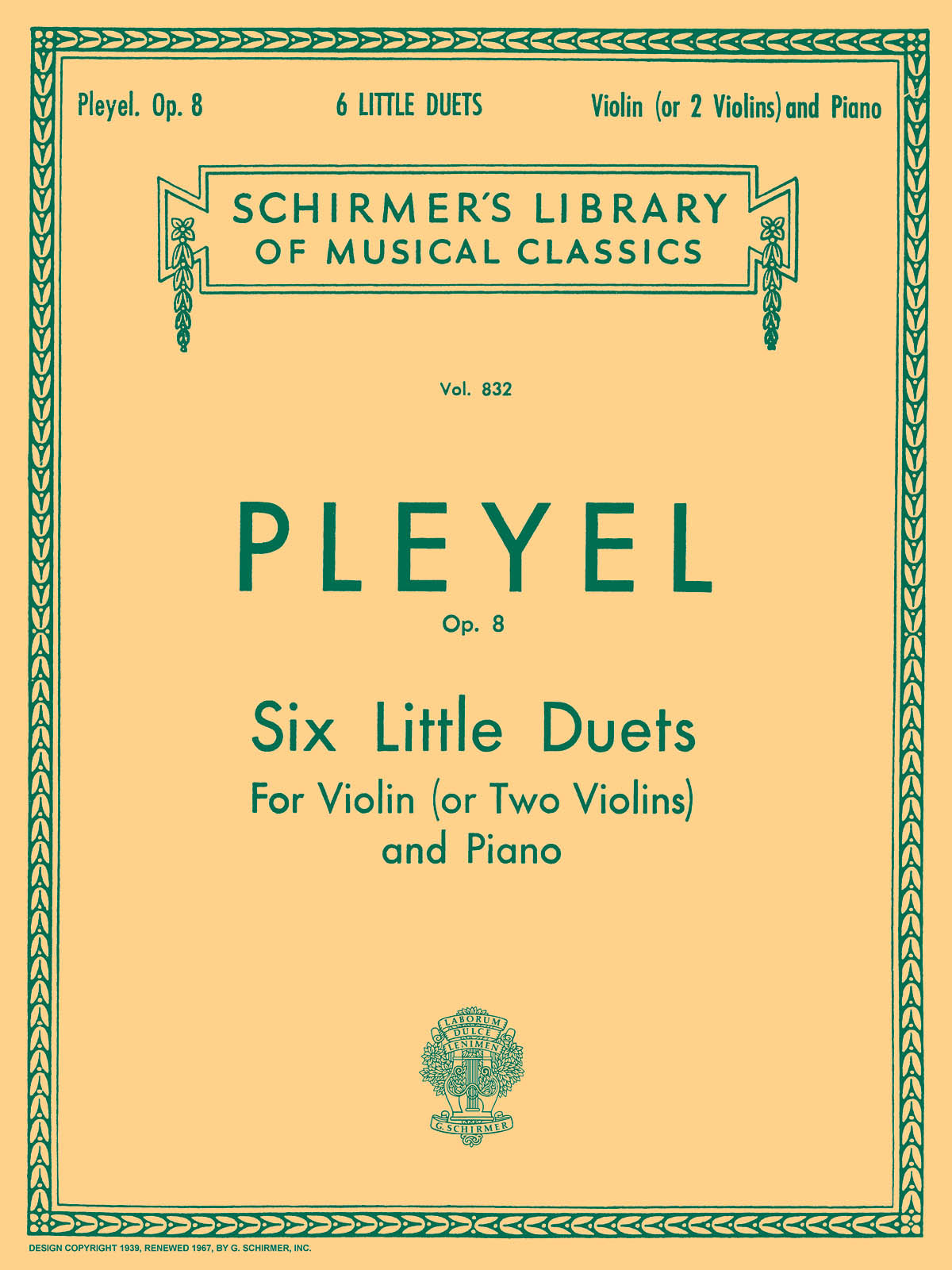 Pleyel: Six Little Duets, Op. 8