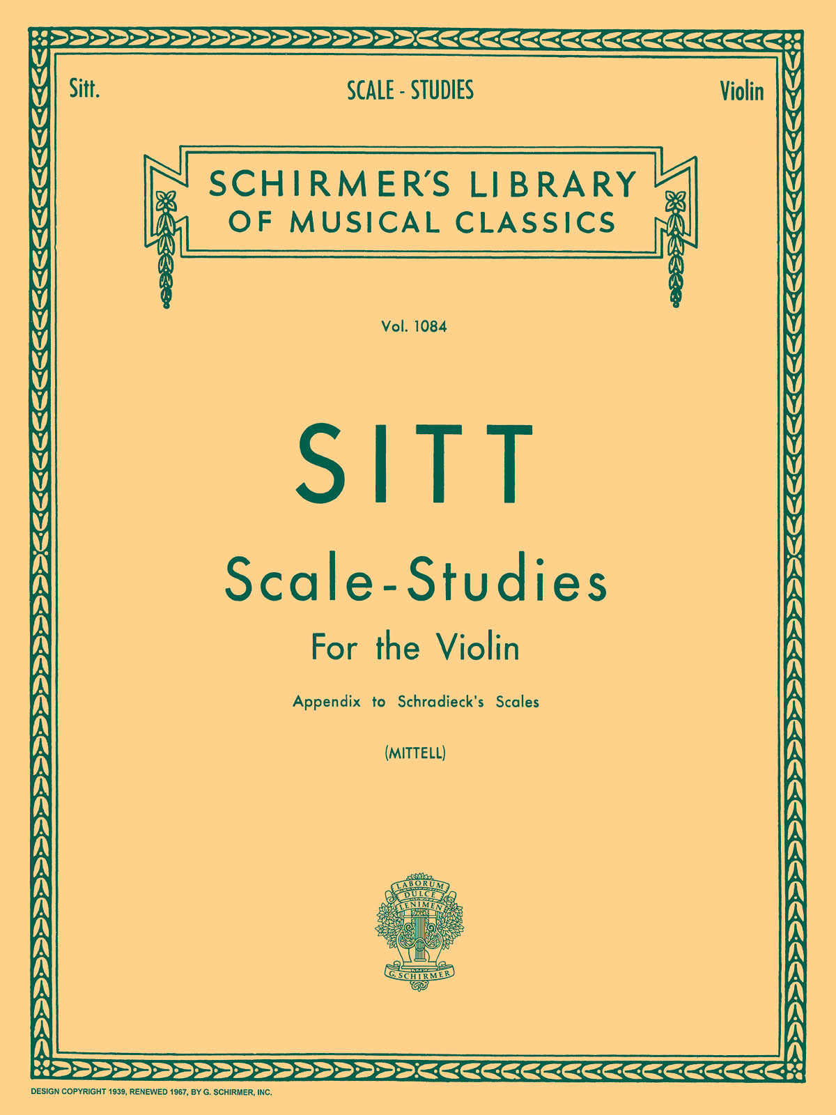 Sitt: Scale Studies for Violin