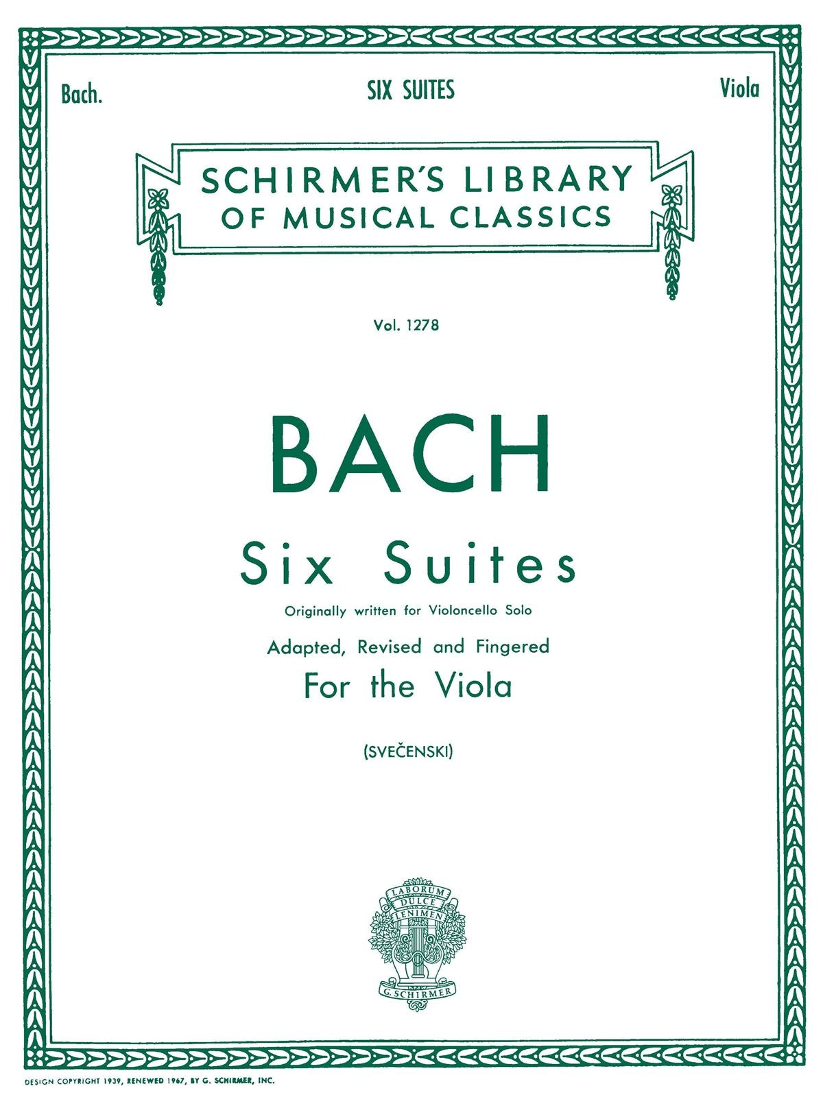 Bach: 6 Suites