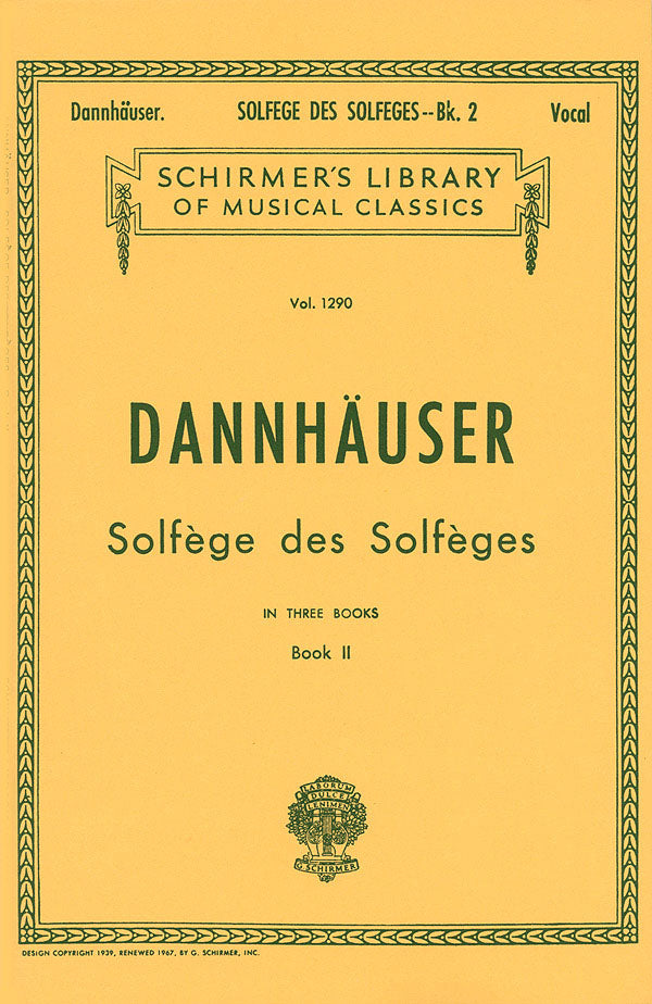 Dannhauser: Solf?ge des Solf?ges - Book II