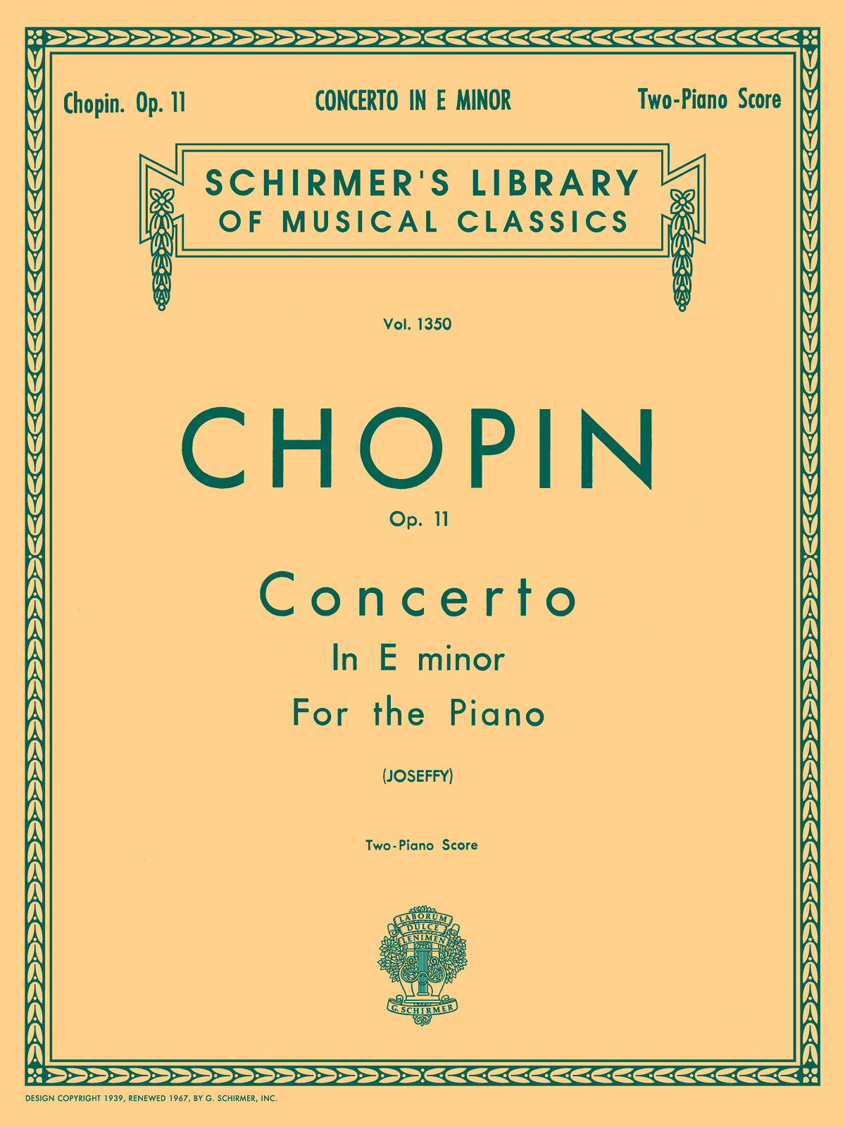 Chopin: Concerto No. 1 in E Minor, Op. 11