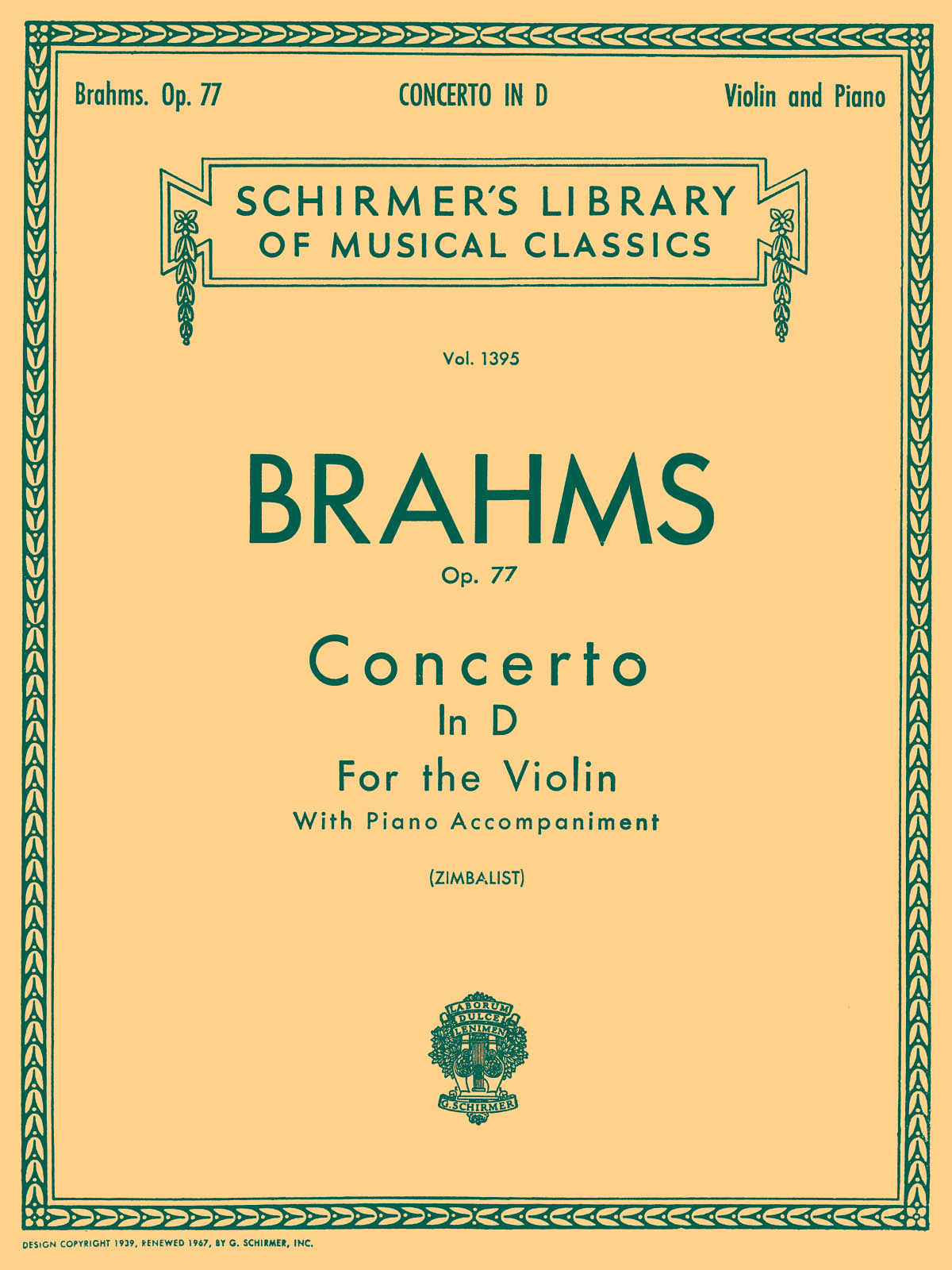 Brahms: Violin Concerto In D Op.77