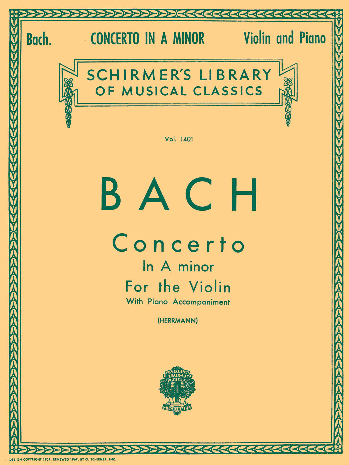 Bach: Violin Concerto No.1 In A Minor BWV1041