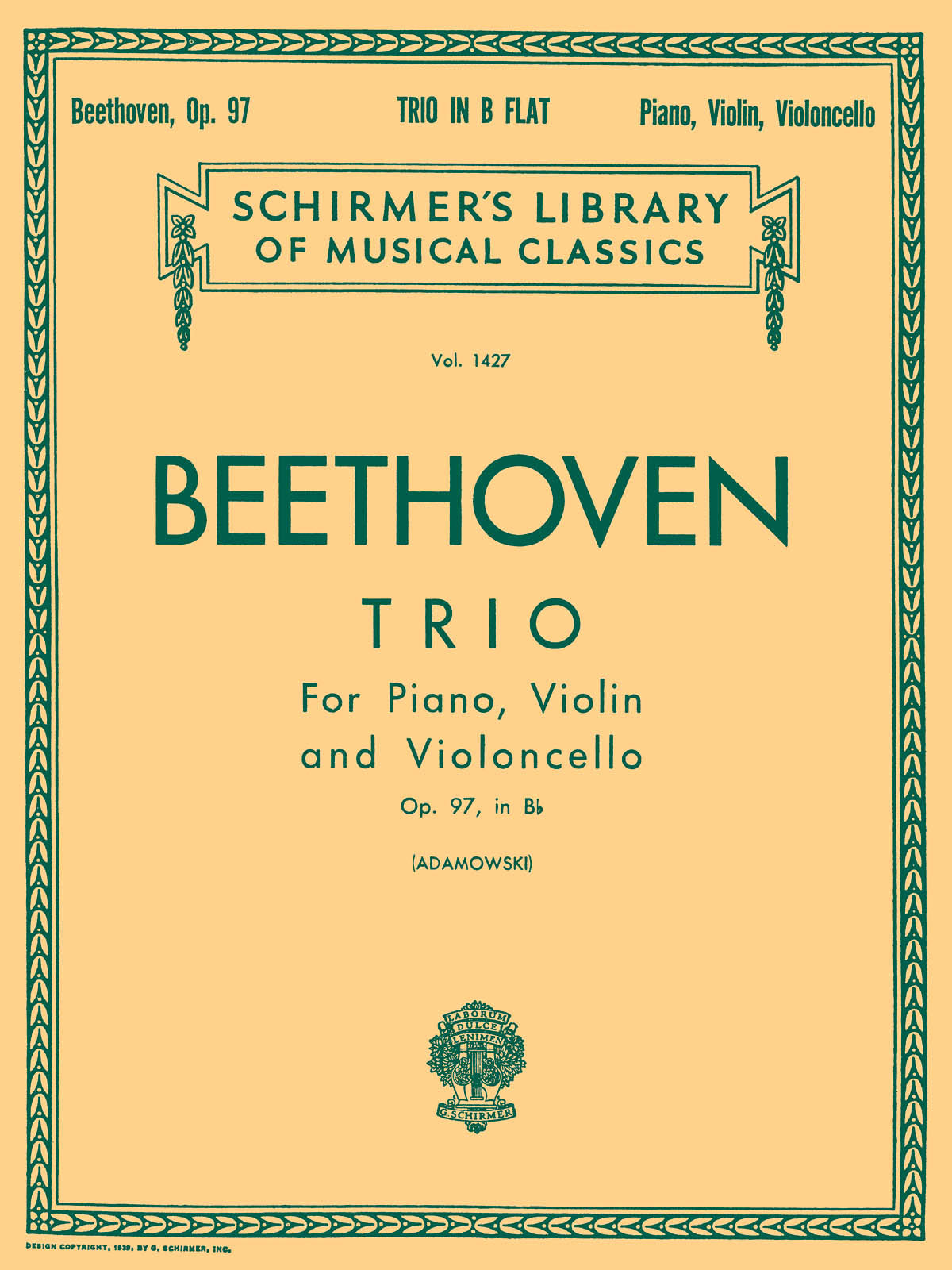 Beethoven: Trio in B Flat, Op. 97 (Archduke Trio)