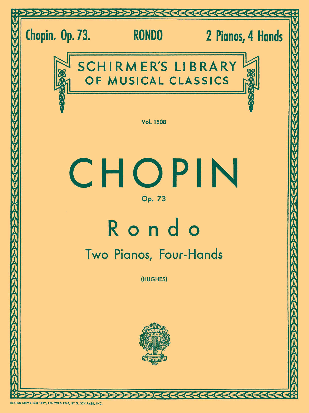 Chopin: Rondo, Op. 73 (2-piano score)
