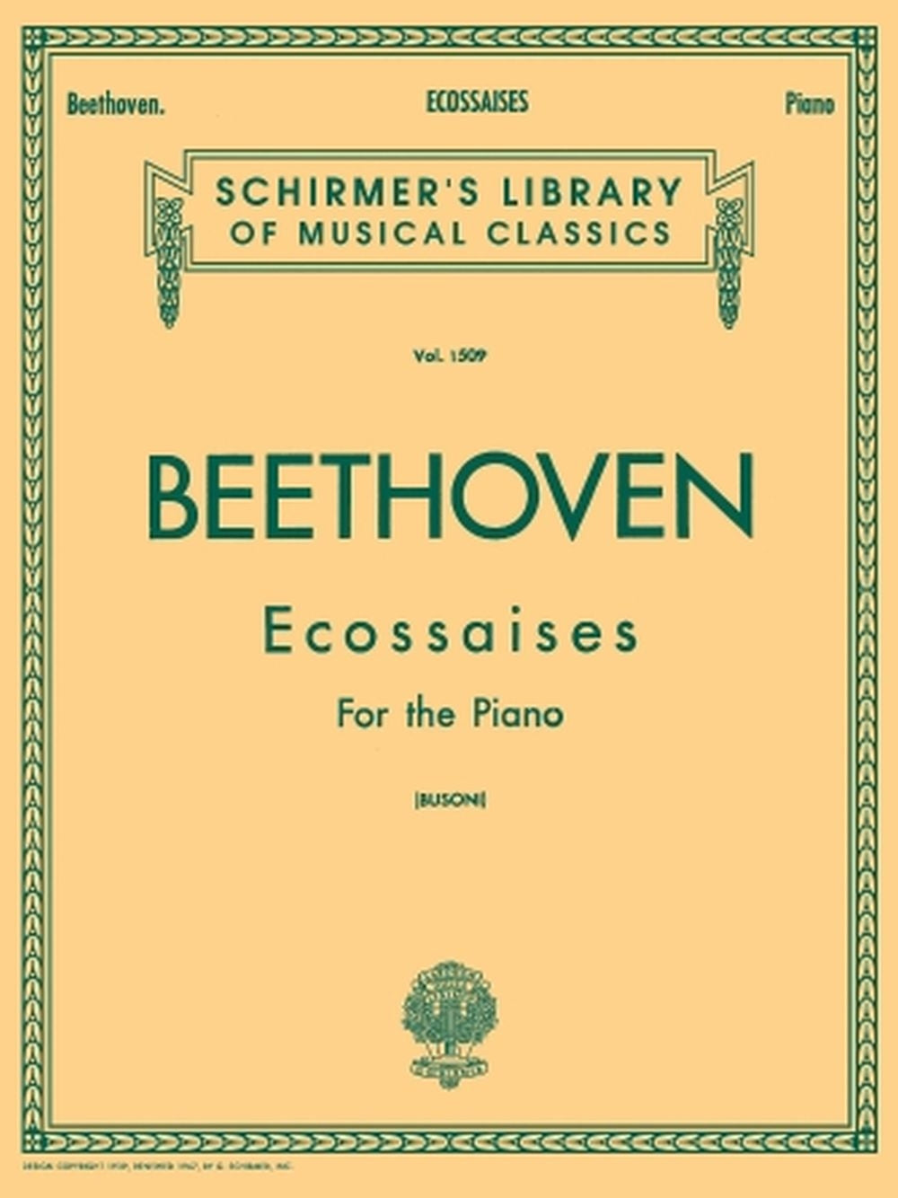 Beethoven: Ecossaises For The Piano