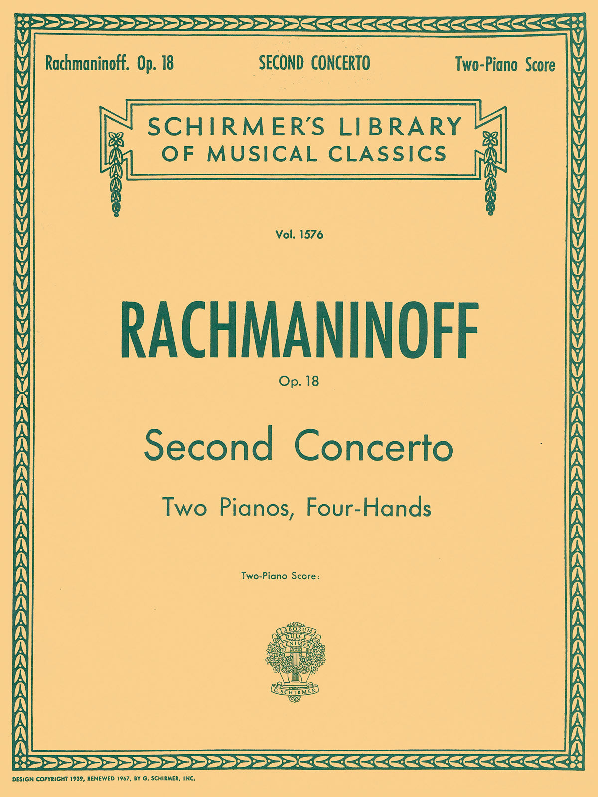 Rachmaninov: Concerto No. 2 in C Minor, Op. 18