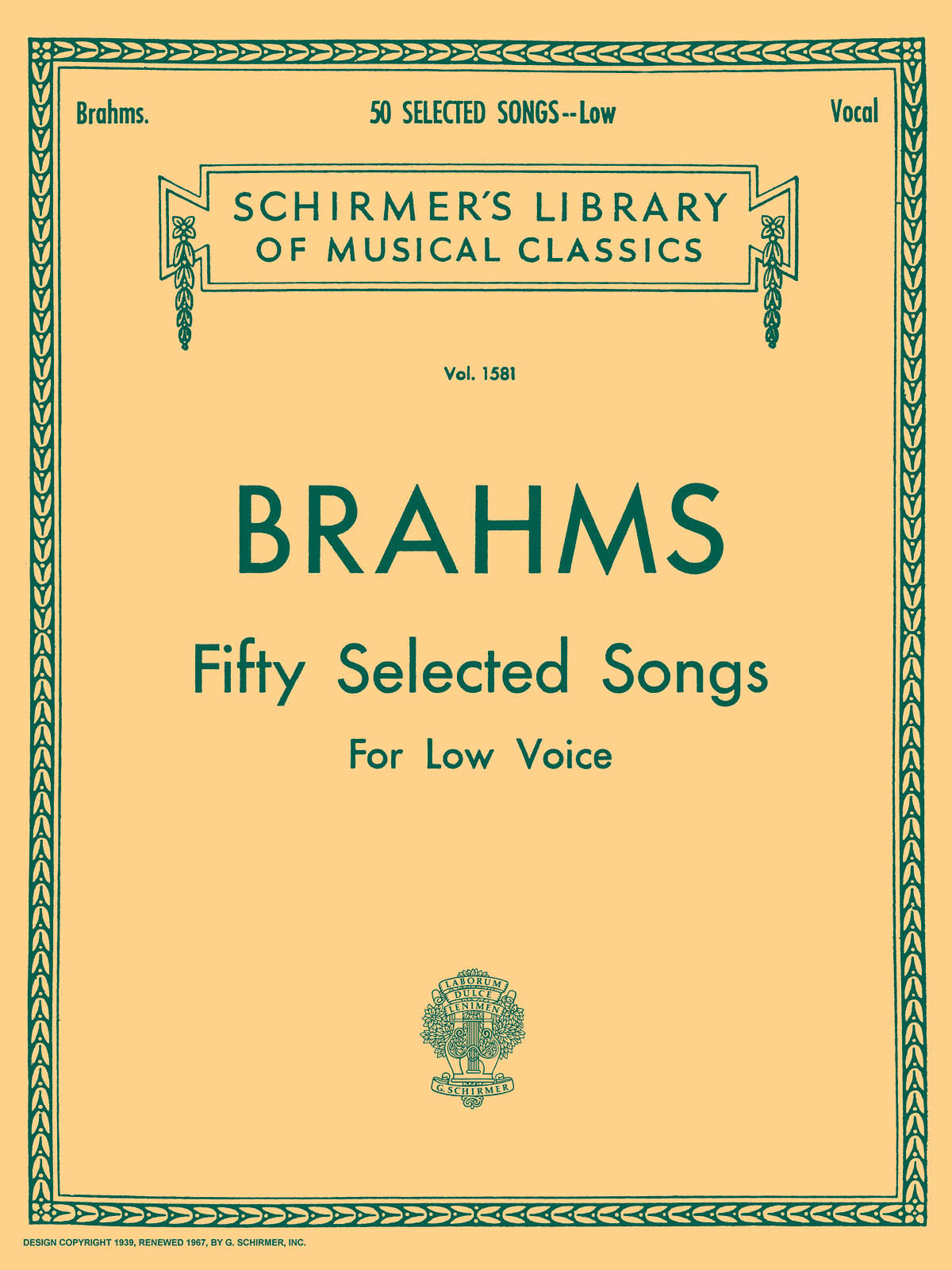 Brahms: 50 Selected Songs