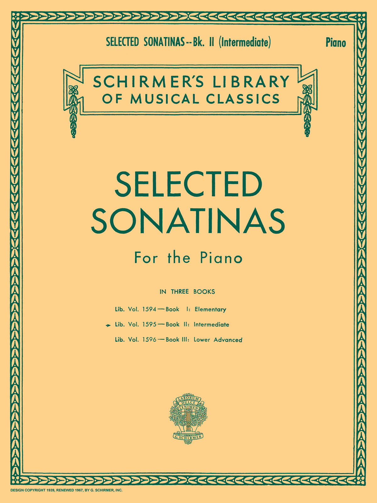 Selected Sonatinas - Book 2: Intermediate