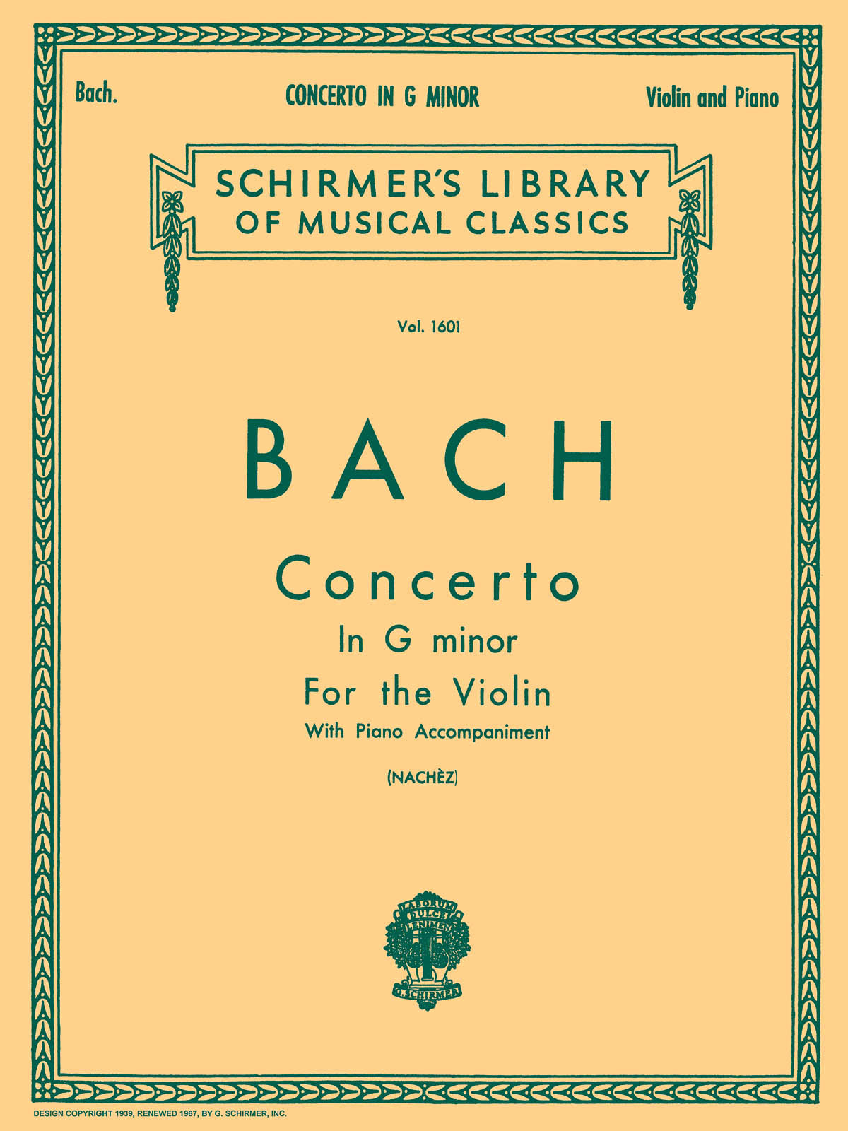 Bach: Concerto In G Minor