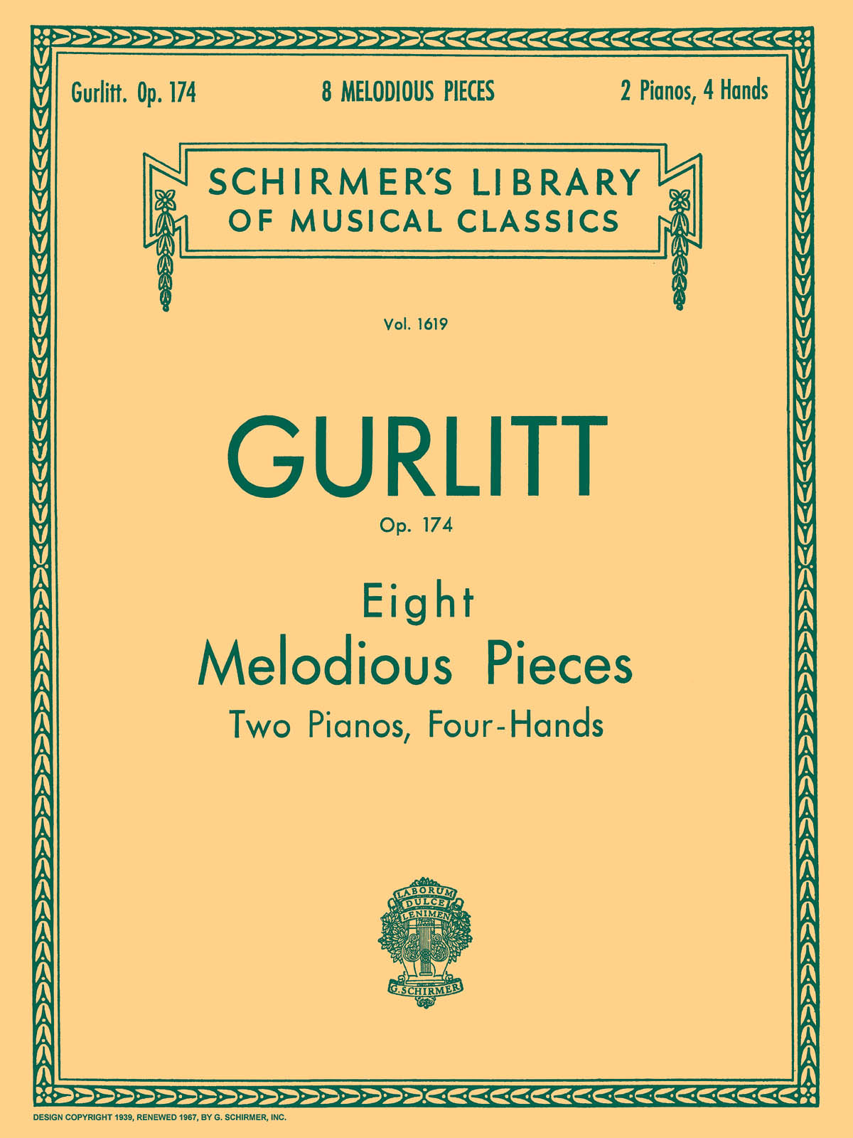 Gurlitt: 8 Melodious Pieces, Op. 174